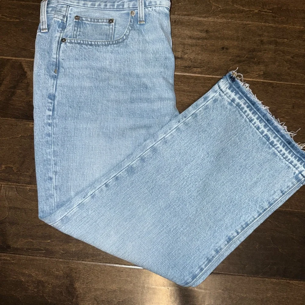 J. Crew Blue Straight Leg Jeans Vintage Style - Picture 6 of 14
